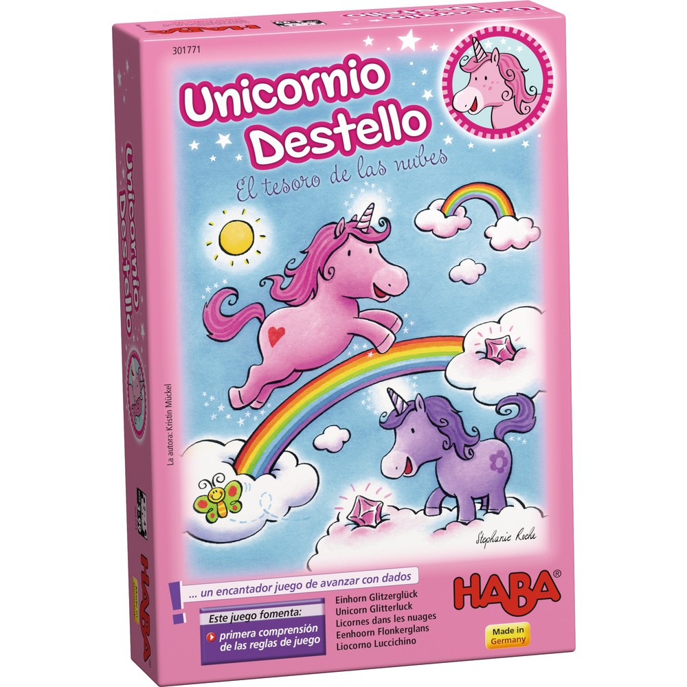 Unicornio destello, el tesoro de las nubes de Haba