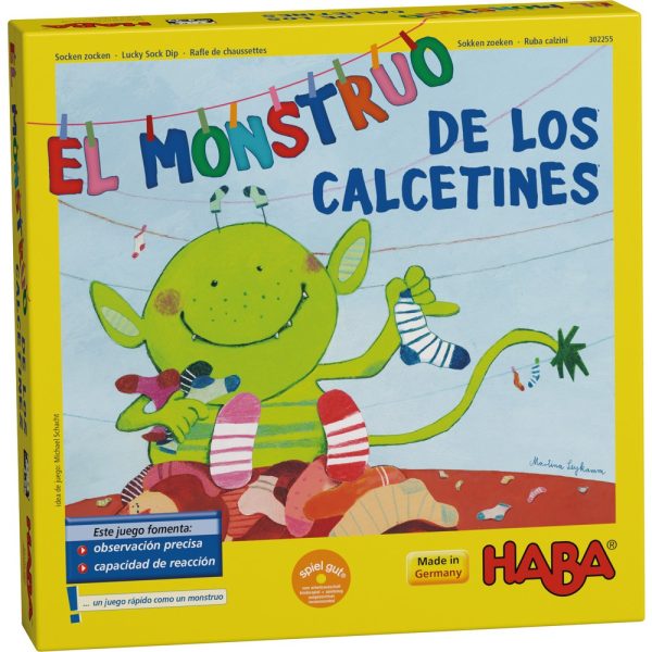 El monstruo de los calcetines juego de mesa de Haba