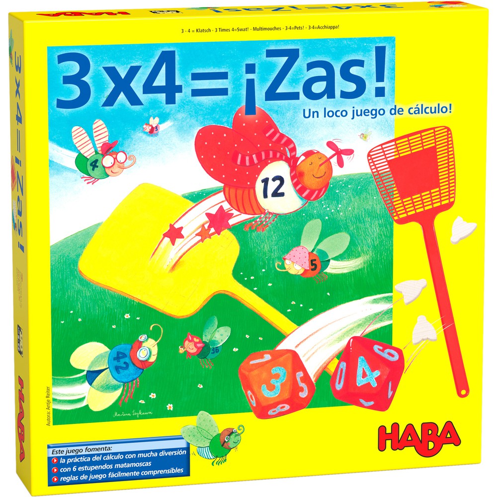 3 x 4 ¡Zas! de Haba