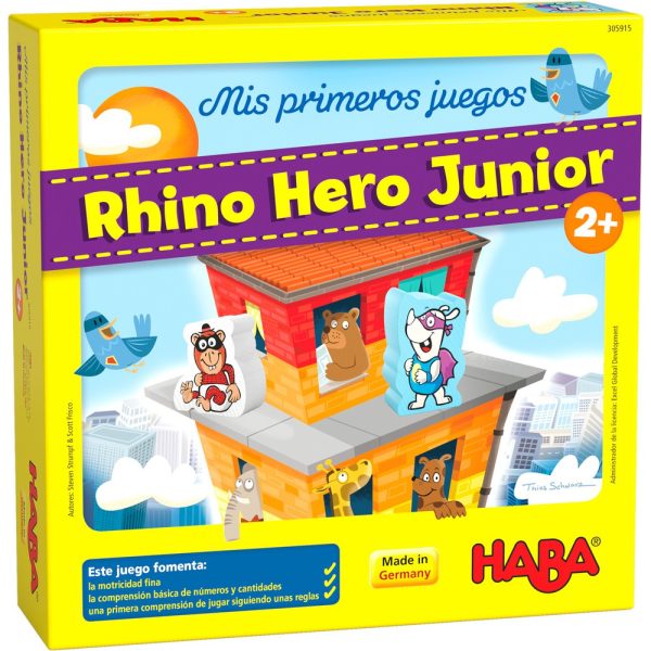 Mis primeros juegos Rhino Hero Junior de Haba