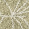 Alfombra Lavable Mini Monstera Olive de Lorena Canals