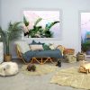 Alfombra Lavable Mini Monstera Olive de Lorena Canals