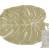 Alfombra Lavable Mini Monstera Olive de Lorena Canals