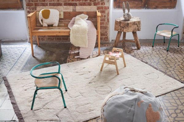 Alfombra Lavable RugCycled ABC XS de Lorena Canals