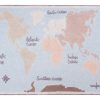 Alfombra Lavable Vintage Map de Lorena Canals