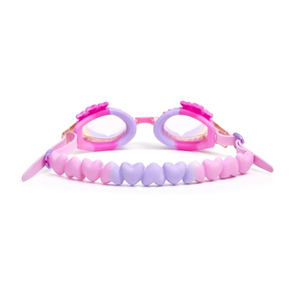 Gafas de natación corazones rosa