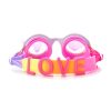 Gafas de natación love brillantes