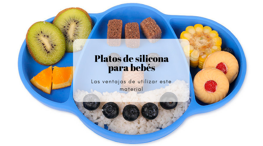 Plato Silicona para Bebé con Ventosas 