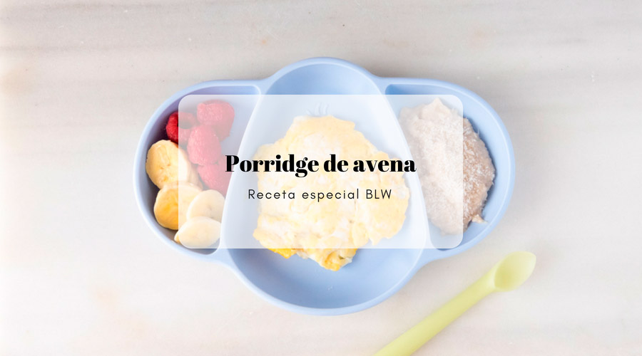 Receta para niños de porridge de avena