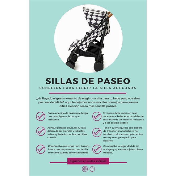 Cómo elegir una silla de paseo